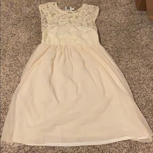 ASOS lace maternity dress